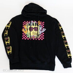 SpongeBob Squarepants Large Graphic Hoodie Sweatshirt Streetwear Trippy Skater